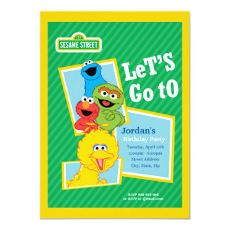 Sesame Street Pals Birthday Card