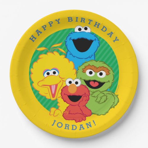 Sesame Street Pals Birthday Paper Plates