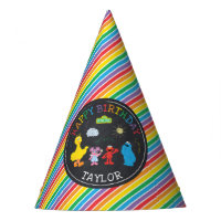 Sesame Street Pals Chalkboard Rainbow 1st Birthday