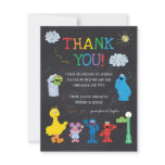 Sesame Street Pals Chalkboard Rainbow Thank You Sesame Street Pals Chalkboard Rainbow Thank You
