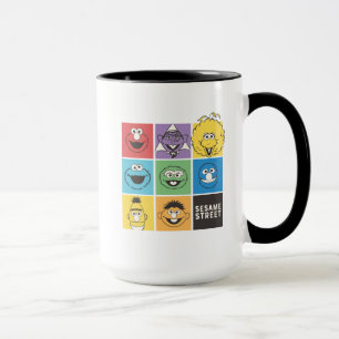 Sesame Street Pals Color Blocks Mug