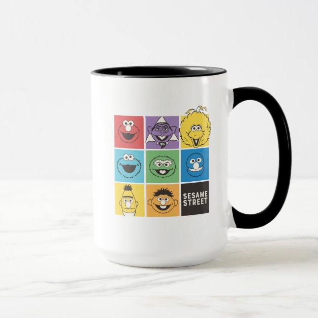 Sesame Street Pals | Color Blocks Mug (Right)