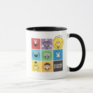 Sesame Street Pals Color Blocks Mug