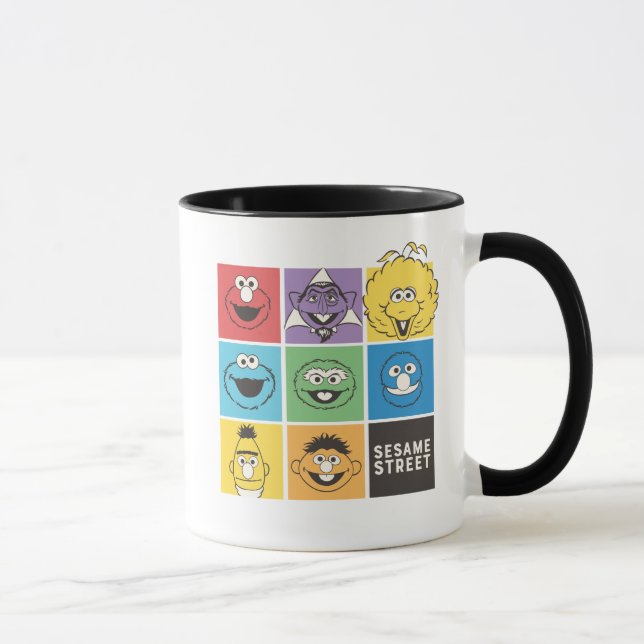 Sesame Street Pals | Color Blocks Mug (Right)