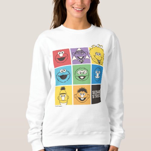 Sesame Street Pals  Color Blocks Sweatshirt