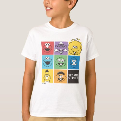 Sesame Street Pals  Color Blocks T_Shirt