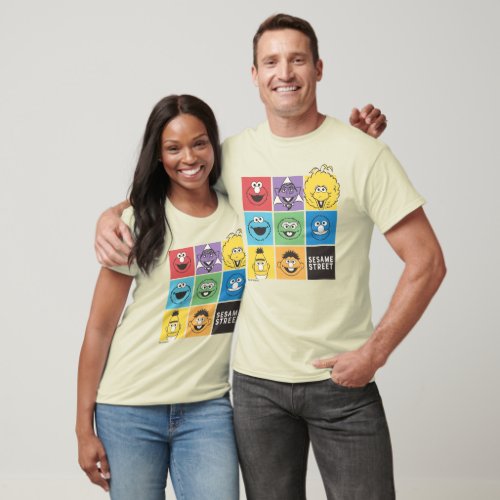 Sesame Street Pals  Color Blocks T_Shirt