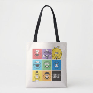 Sesame Street Pals Color Blocks Tote Bag