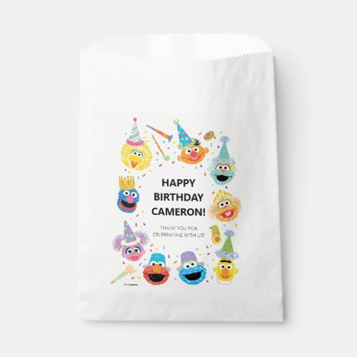 Sesame Street Pals Confetti Birthday Favor Bag