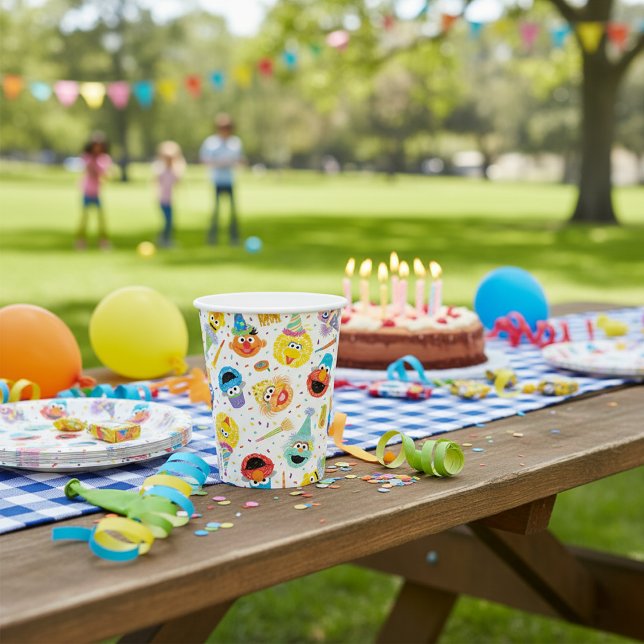 Sesame Street Pals Confetti Birthday Paper Cups (Creator Uploaded)