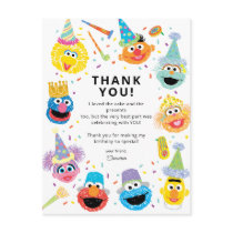 Sesame Street Pals Confetti Birthday  Postcard