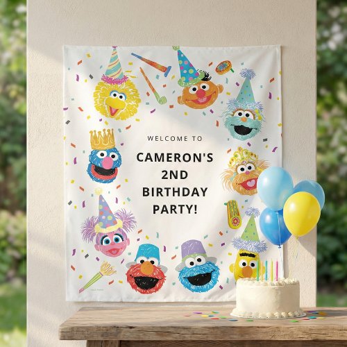 Sesame Street Pals Confetti Birthday Welcome