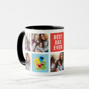Sesame Street Pals Dad Photo Collage Mug