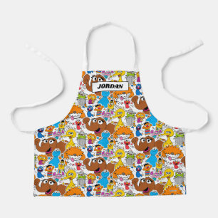 Sesame Street Pals Doodley Pattern Apron