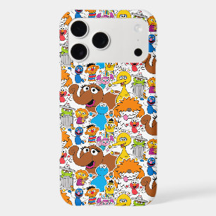 Sesame Street Pals Doodley Pattern iPhone 17 Pro Max Case