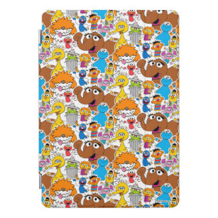 Sesame Street Pals Doodley Pattern iPad Pro Cover
