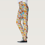 Sesame Street Pals Doodley Pattern Leggings