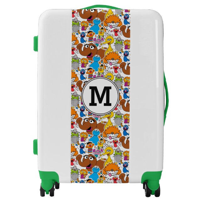 Sesame Street Pals Doodley Pattern Luggage (Front)
