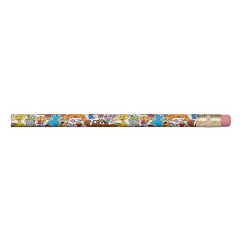 Sesame Street Pals Doodley Pattern Pencil