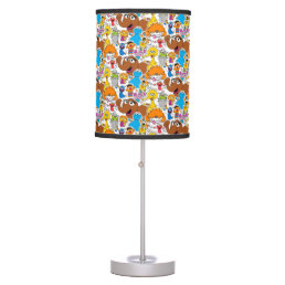 Sesame Street Pals Doodley Pattern Table Lamp