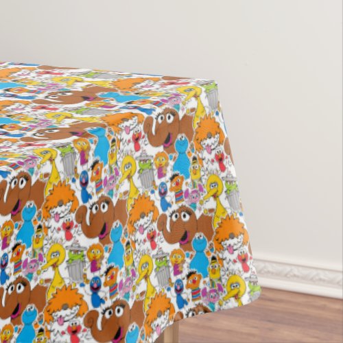 Sesame Street Pals Doodley Pattern Tablecloth