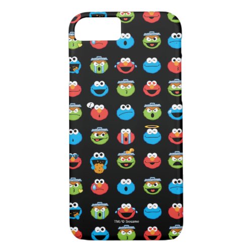 Sesame Street Pals Emoji Pattern iPhone 87 Case