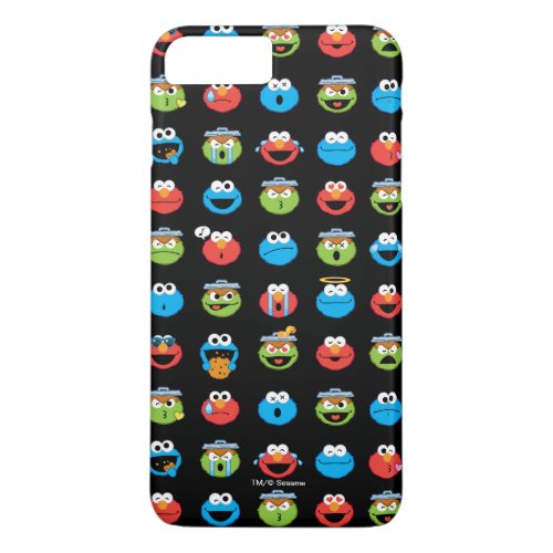 Sesame Street Pals Emoji Pattern iPhone 8 Plus7 Plus Case
