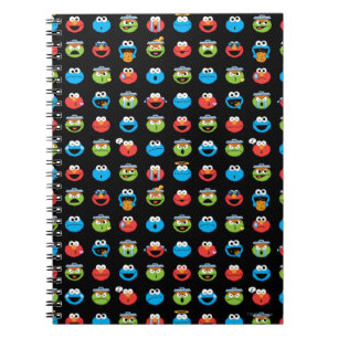 Sesame Street Pals Emoji Pattern Notebook