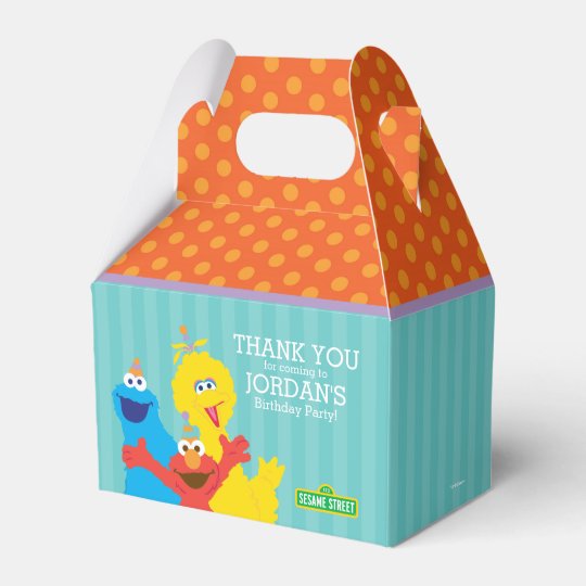 Sesame Street Pals Favor Box | Zazzle.com