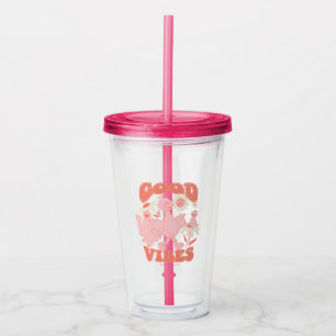 Sesame Street Pals Good Vibes Acrylic Tumbler