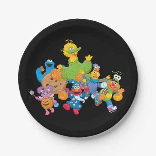 Sesame Street Pals  Halloween Costumes Paper Plates