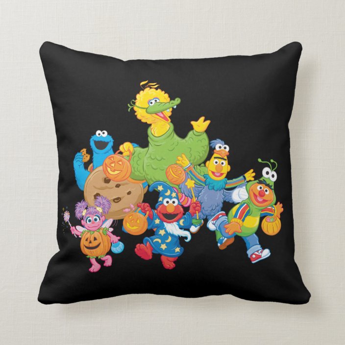 sesame street throw pillow