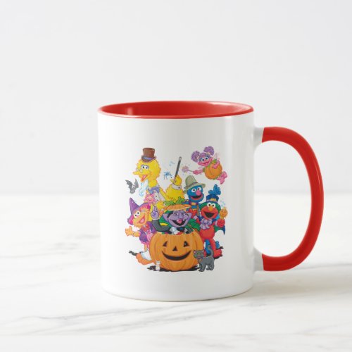 Sesame Street Pals  Happy Halloween Mug