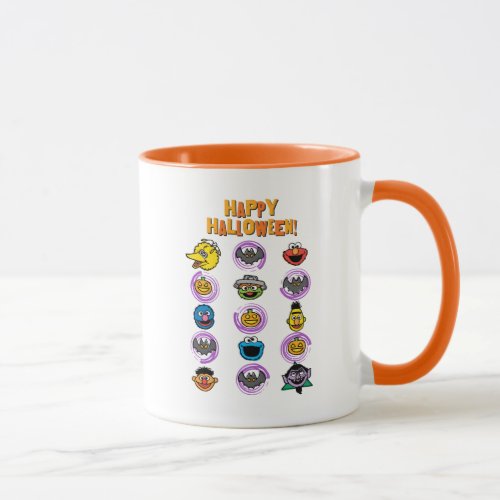 Sesame Street Pals _ Happy Halloween Mug