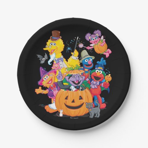 Sesame Street Pals  Happy Halloween Paper Plates