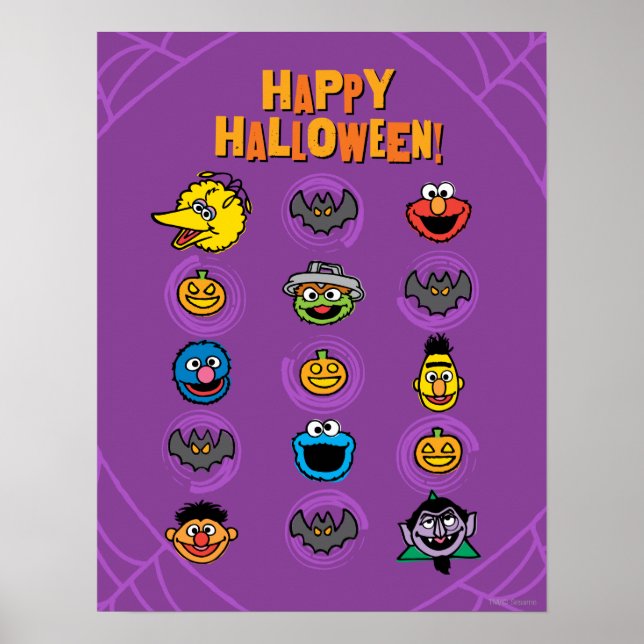Sesame Street Pals - Happy Halloween! Poster (Front)