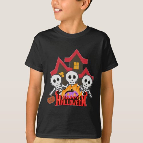 Sesame Street Pals  Happy Halloween T_Shirt