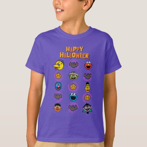 Sesame Street Pals _ Happy Halloween T_Shirt