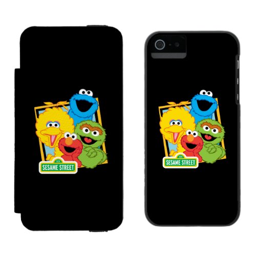 Sesame Street Pals iPhone SE55s Wallet Case