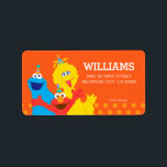 Sesame Street Pals Label<br><div class="desc">Customize this cute Sesame Street address label with your name and address. © 2017 Sesame Workshop. www.sesamestreet.org</div>