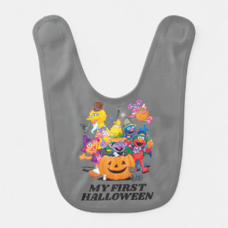 Sesame Street Pals | My First Halloween Baby Bib