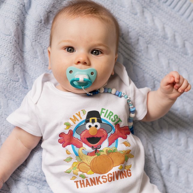 Sesame Street Pals | My First Thanksgiving Baby Bodysuit (Creator Uploaded)
