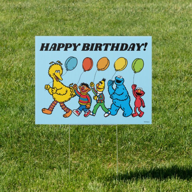 Sesame Street Pals | Party Balloons Sign (Insitu)