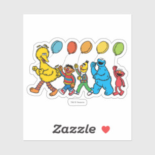 Sesame Street Pals   Party Balloons Sticker