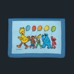 Sesame Street Pals | Party Balloons Trifold Wallet<br><div class="desc">This fun graphic features all your favorite Sesame Street characters parading with party balloons.   © 2021 Sesame Workshop. www.sesamestreet.org</div>