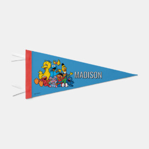 Sesame Street Pals Pennant Flag
