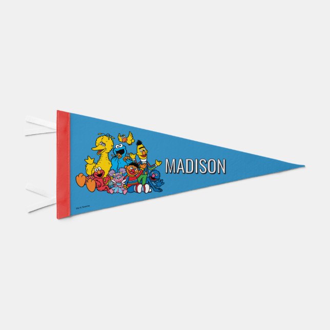 Sesame Street Pals Pennant Flag (Front)