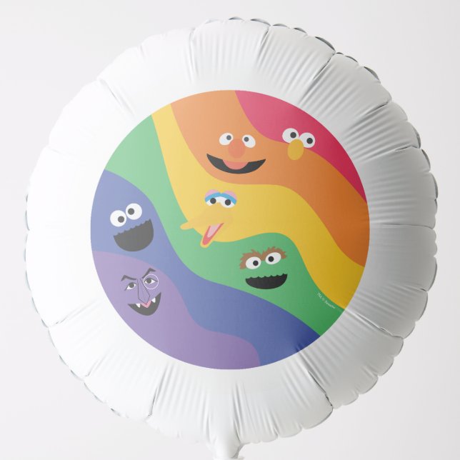 Sesame Street Pals Rainbow Balloon (Front)