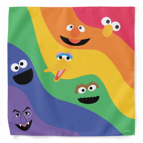 Sesame Street Pals Rainbow Bandana