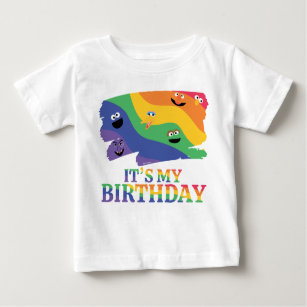 Sesame Street Pals Rainbow Birthday  Baby T-Shirt